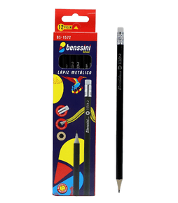 LAPIZ NEGRO CON BORRADOR BLANCO 