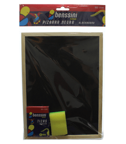 TABLERO, MARCO DE MADERA, TAMAÑO: 20 * 27 CM, 6 PIEZAS DE TIZA 